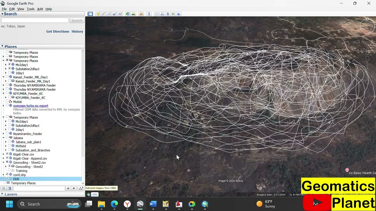 Visualizing and Analyzing Elevation Data: From Google Earth Pro to Contour Maps