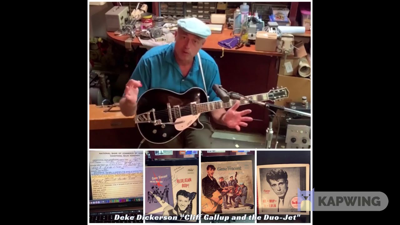 Deke Dickerson Quarantine Videos "Cliff Gallup and the Gretsch Duo Jet"