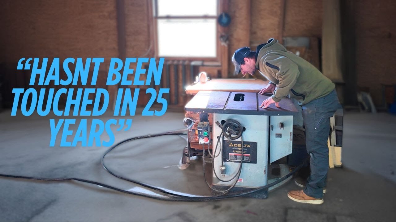Turning an old Table Saw in to my Dream Cabinet Saw