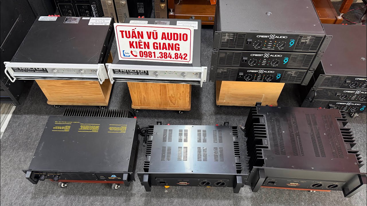 Em Về Đẩy Crown 3600VZ .Crown 2401 .Crest audio CA9 Và CA6 .Loa JBL Control 10 ☎️0981384842