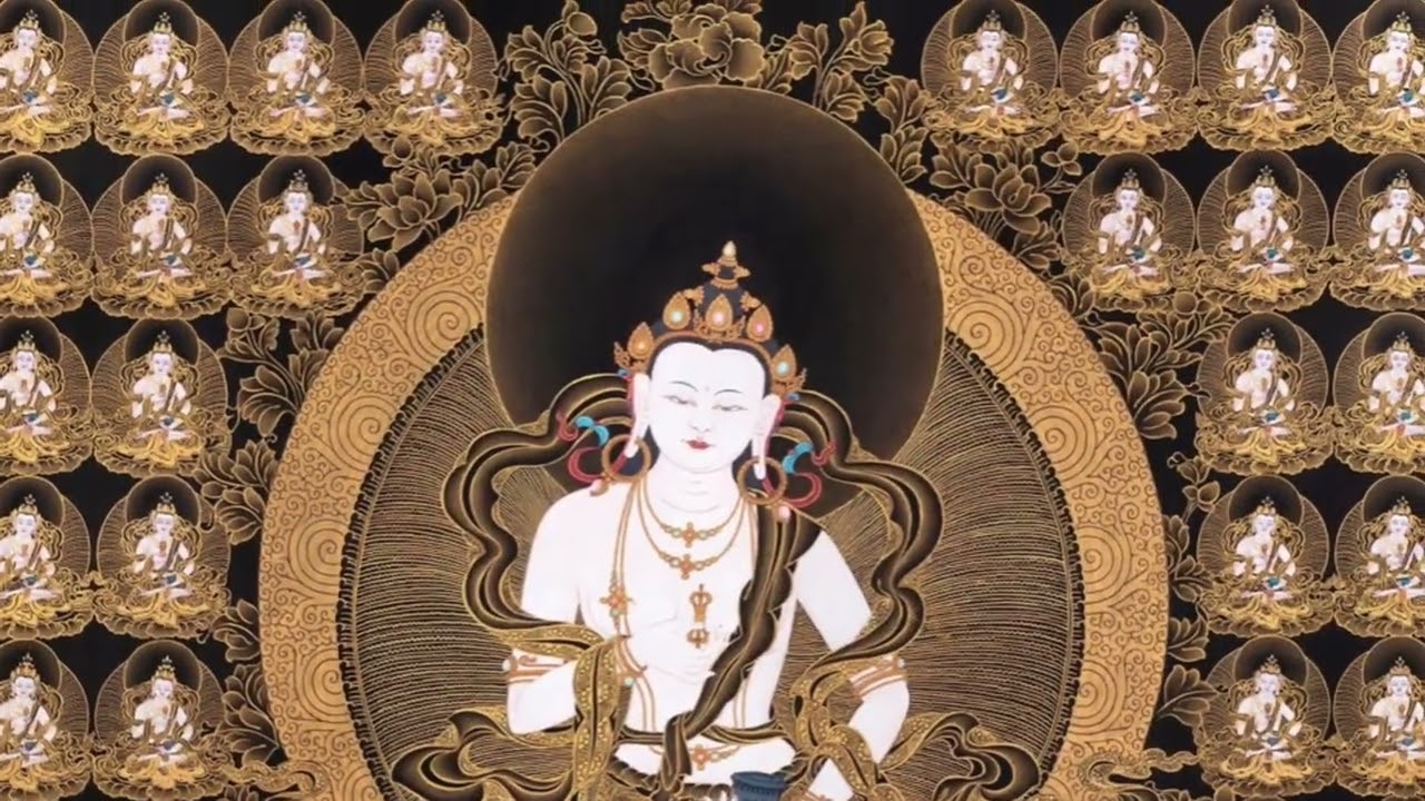 Image Of Bajrasattva (Dorje Sempa) Thangka Art ||