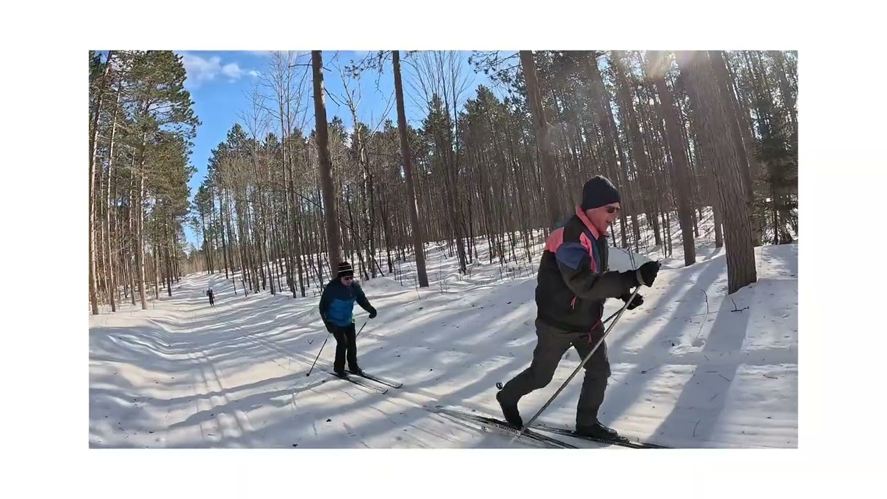 Skiing the Courtney Lake Trails in the Ottawa National Forest 