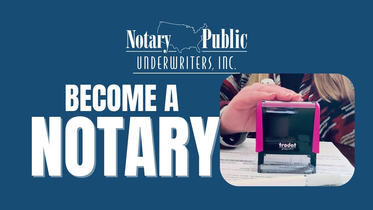 BECOME A NOTARY!