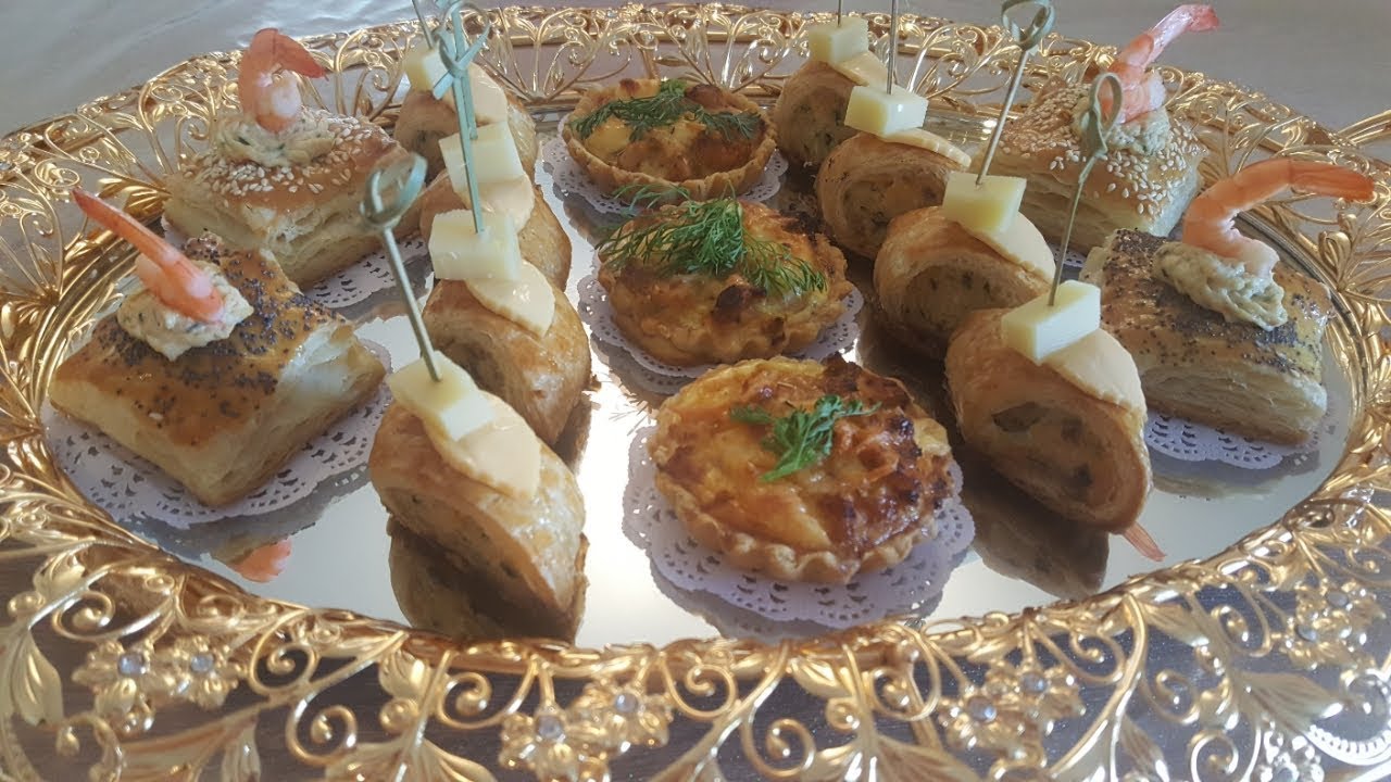 تشكيلة رائعة من المملحات / plateau de feuilletée salé