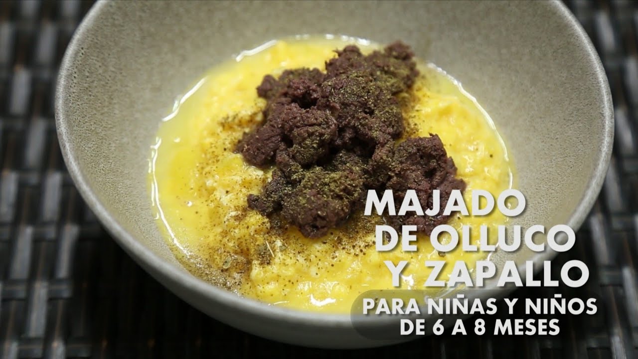 Majado de olluco y zapallo