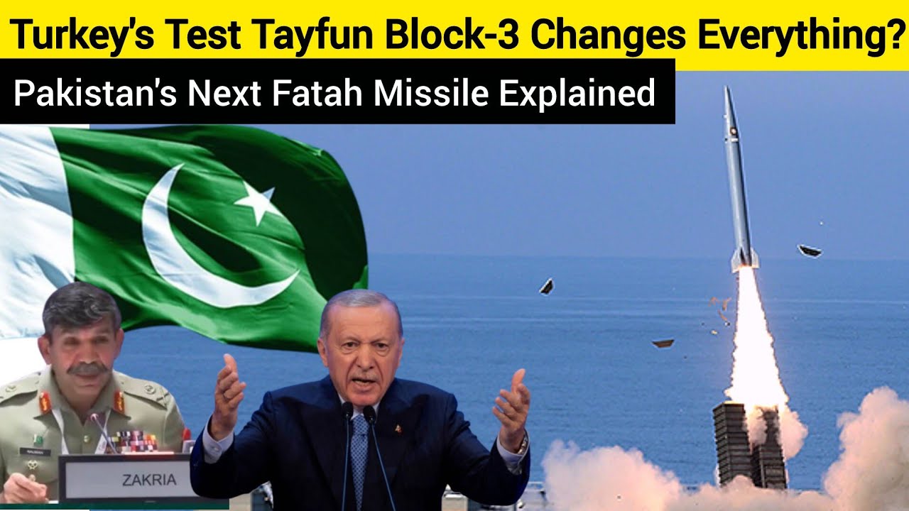 Turkey's Test Tayfun Block-3 Changes Everything? |Pakistan Next Fatah Missile Explained |defense Eye