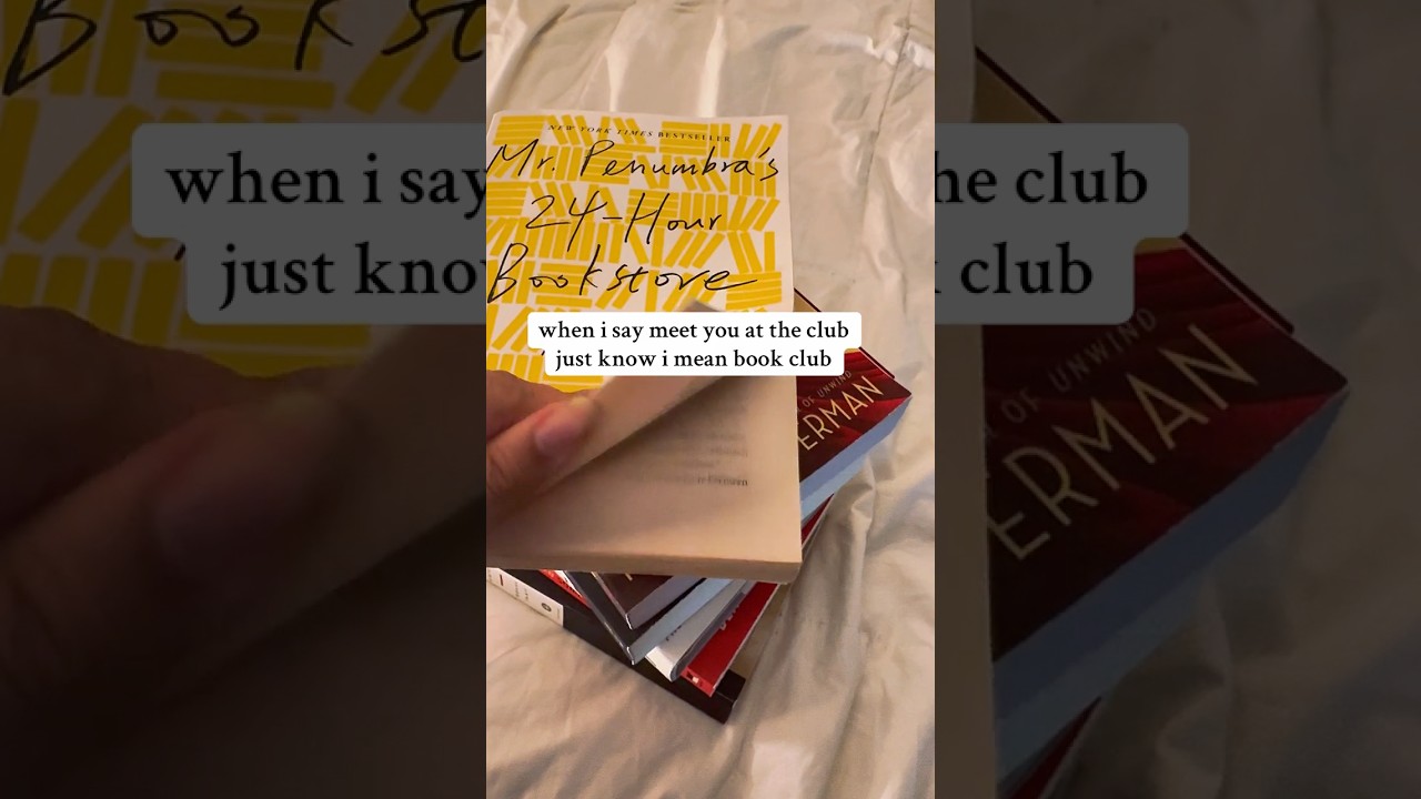 who wants to start a bookclub?