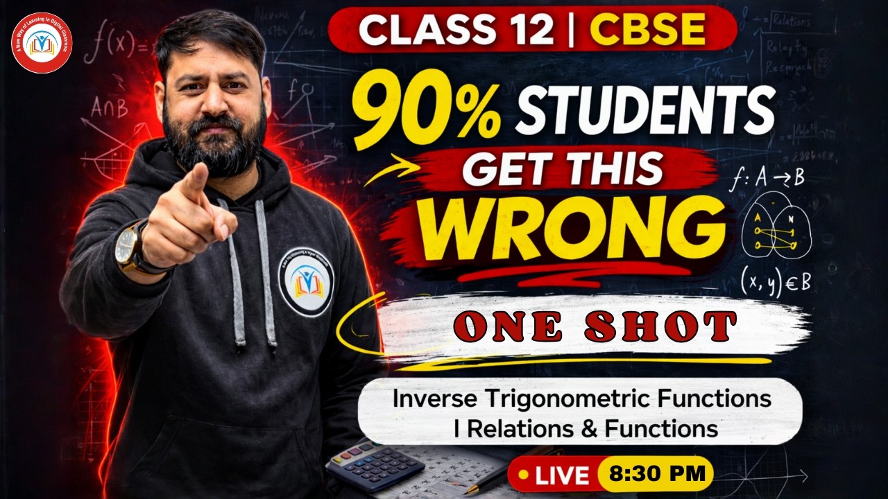 Relation and Function & Inverse Trigonometry Functions in One Shot | Class 12 Maths |CBSE Board-2026