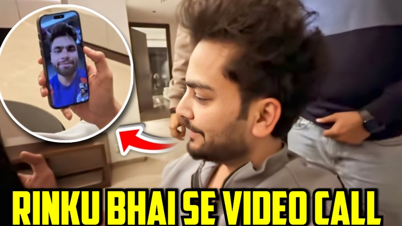 OMG🤯- Elvish Yadav Live Video Call With Rinku Singh,Elvish Yadav News,Elvish Yadav Snapchat Video