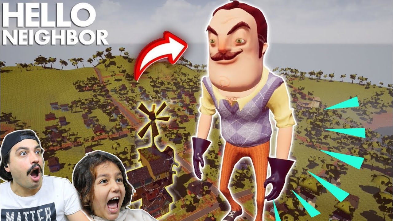 KIZINCA DEV OLAN WİLSON 😄 Hello Neighbor Mod