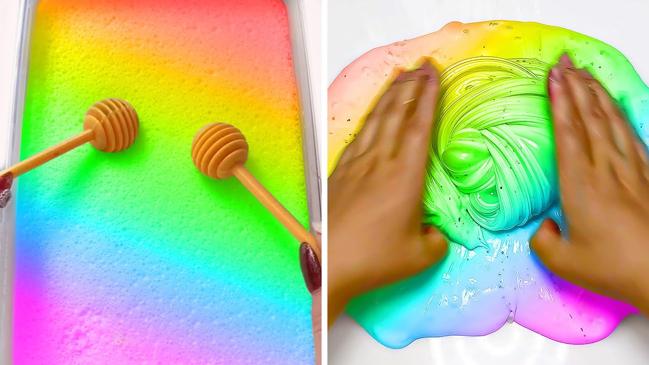 12 Hours Of Oddly Satisfying Slime ASMR - Relaxing When Sleepy Or Stressed