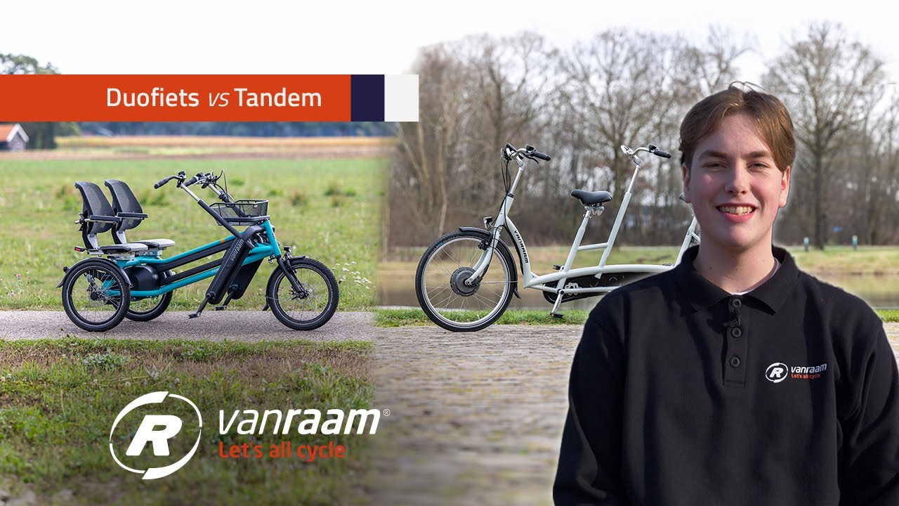 Wat is het verschil tussen een duofiets en een tandem?