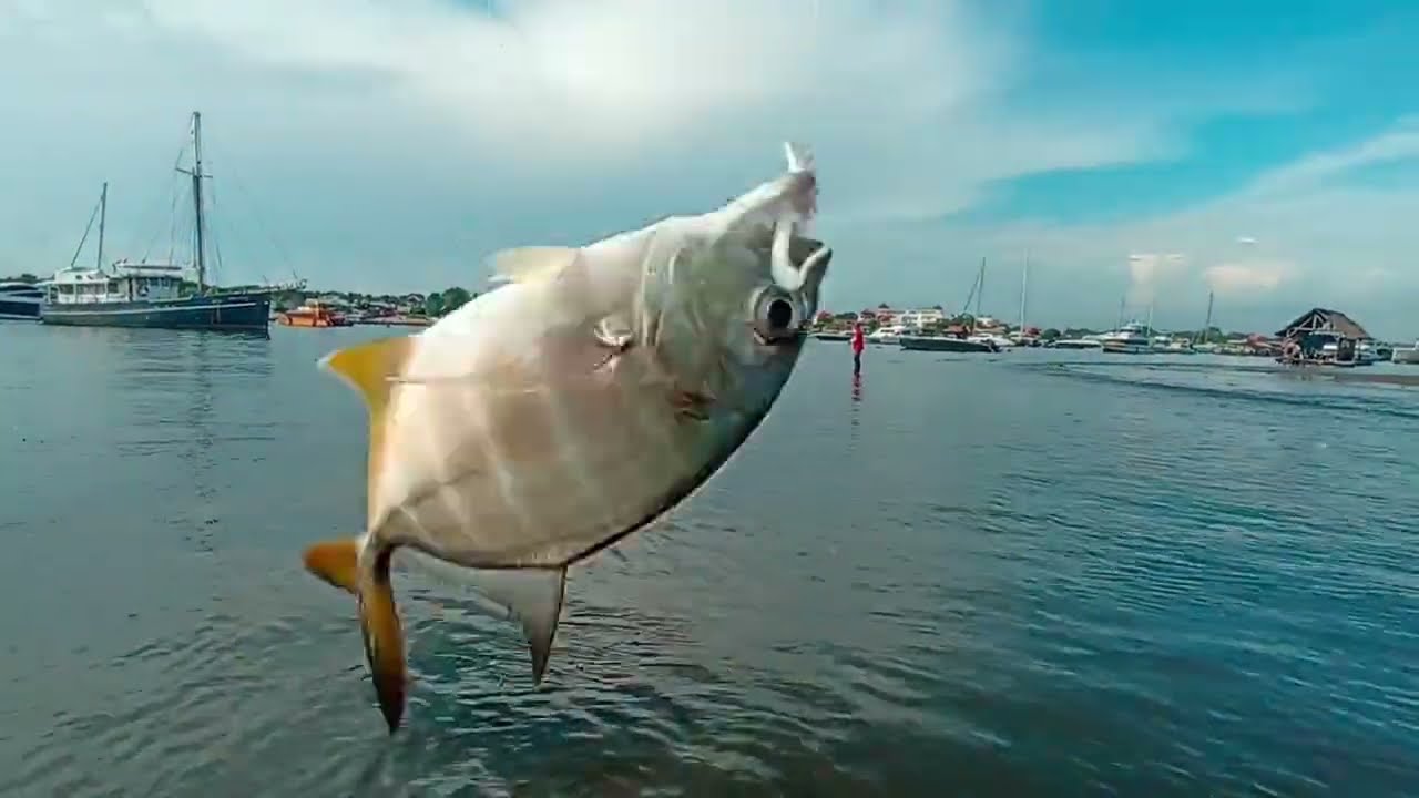 Kalau umpan ini sudah  turun, ikan baby GT pasti tergoda - mancing mania bali