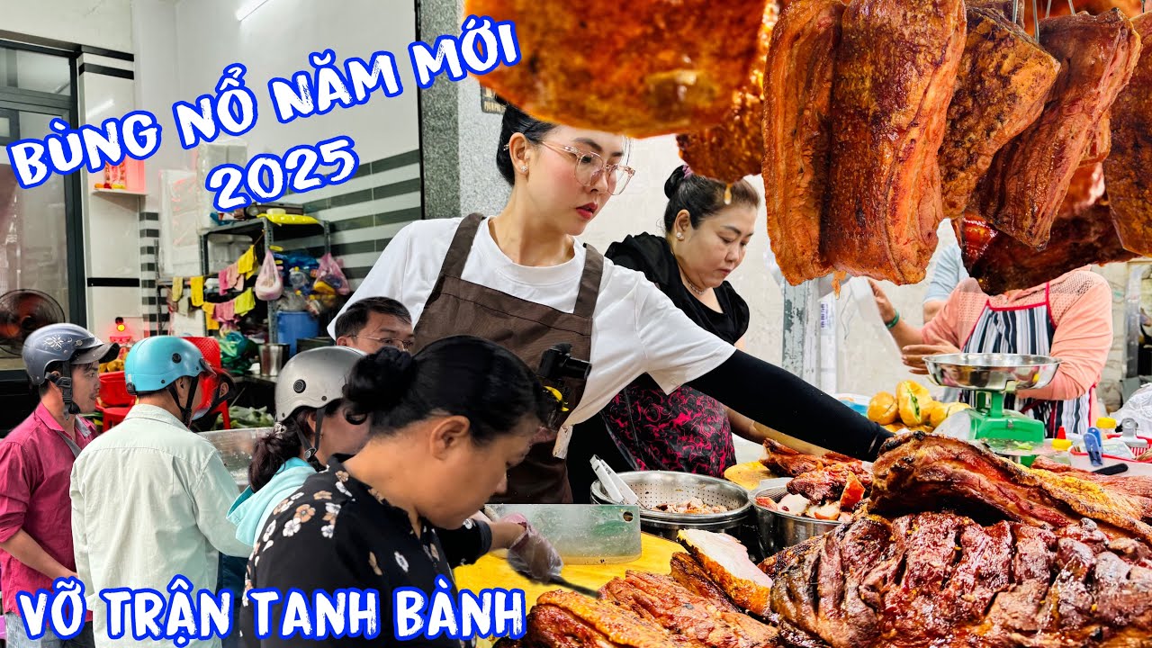 🟢Bùng nổ đầu năm mới 2025! Heo quay Kim Mai vỡ trận tanh bành