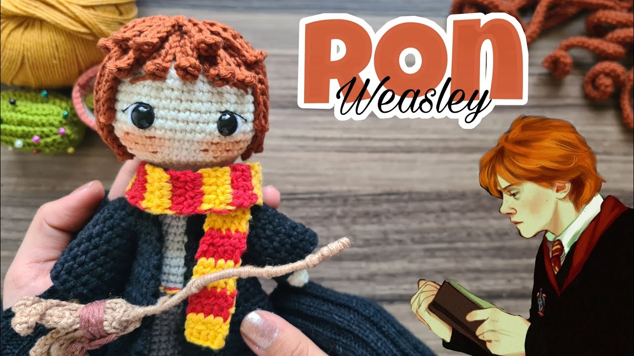 Ron Weasley amigurumi tutorial/Personaje de Harry Potter
