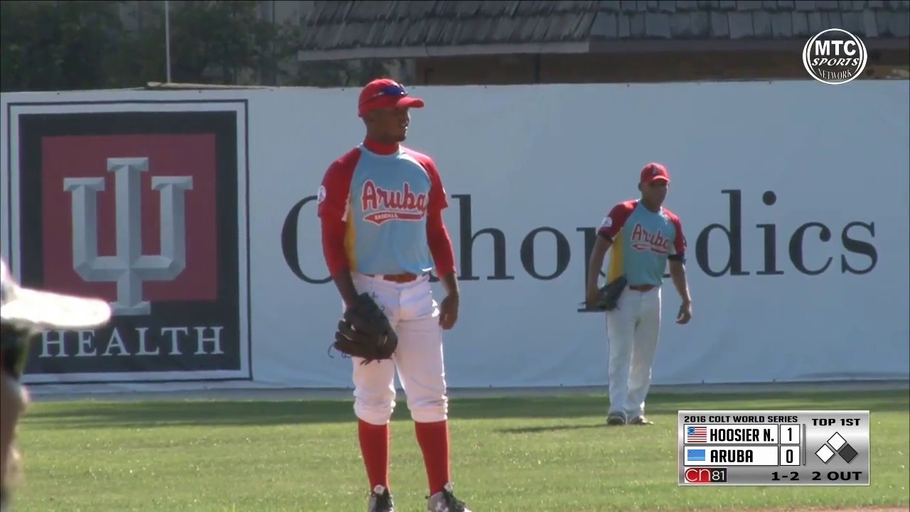 2016 Colt World Series, игра 7 &mdash; Аруба 18, Хузиер Норт, Индиана 5