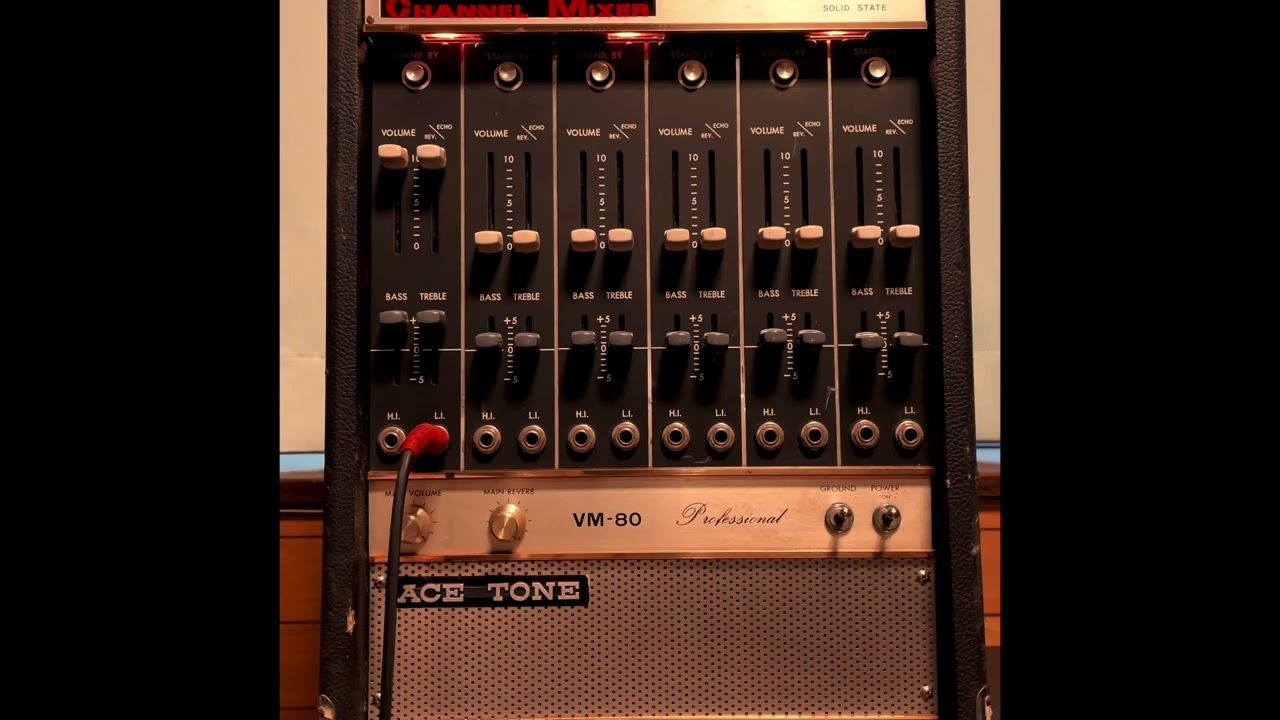 Ace tone VM-80 Spring reverb Mixer Vintage