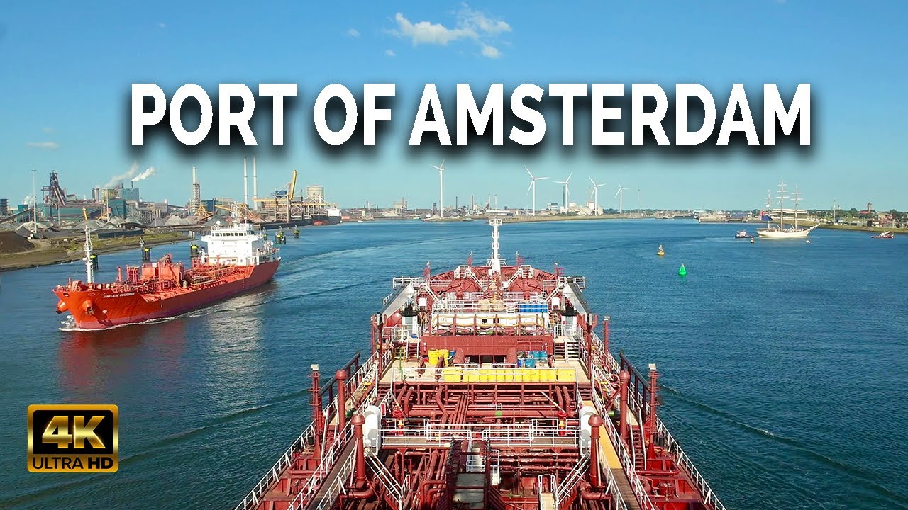 [4K] TIMELAPSE: Port of AMSTERDAM | The Netherlands