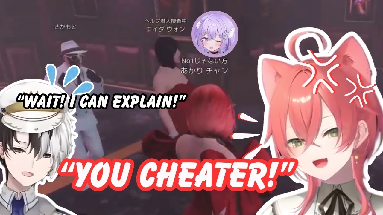 【GTA MADTOWN (β)】Uouo CAUGHT Kamito CHEATING on her【NIJISANJI | Eng Sub】