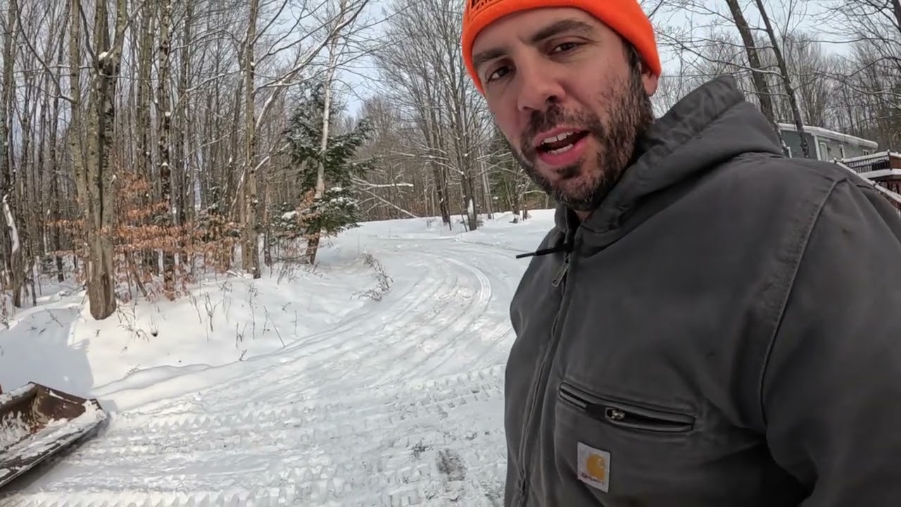 Moving Snow in Vermont with the Takeuchi TL10