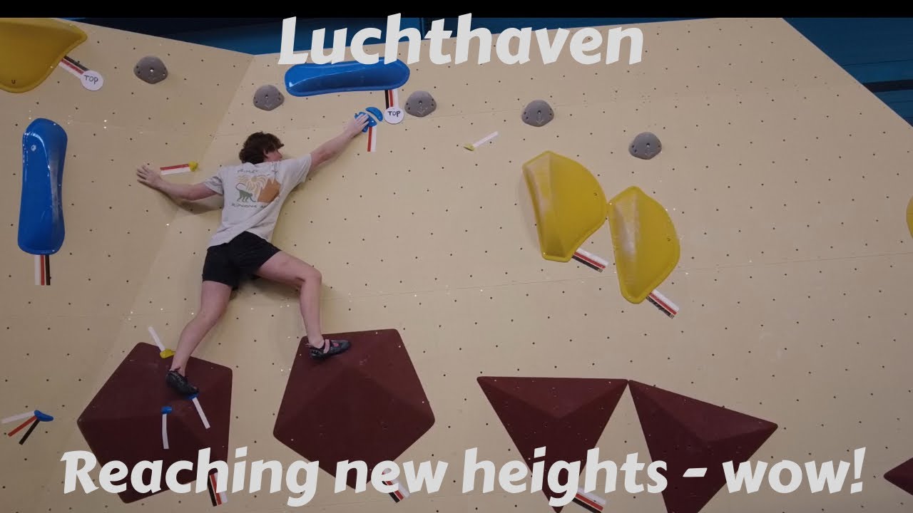Bouldering at new gym  Luchthaven in Amsterdam #170