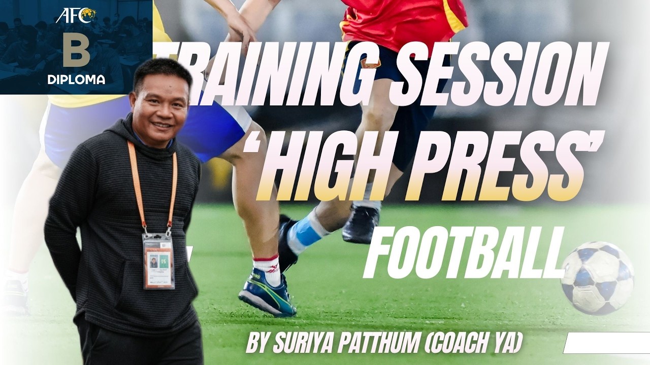 Training Session การฝึกซ้อม High Press - style by โค้ชยะ