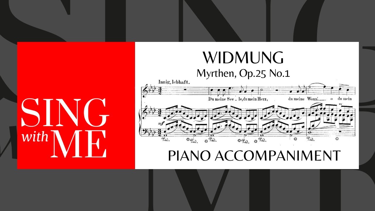 Widmung - Accompaniment High Voice - Schumann