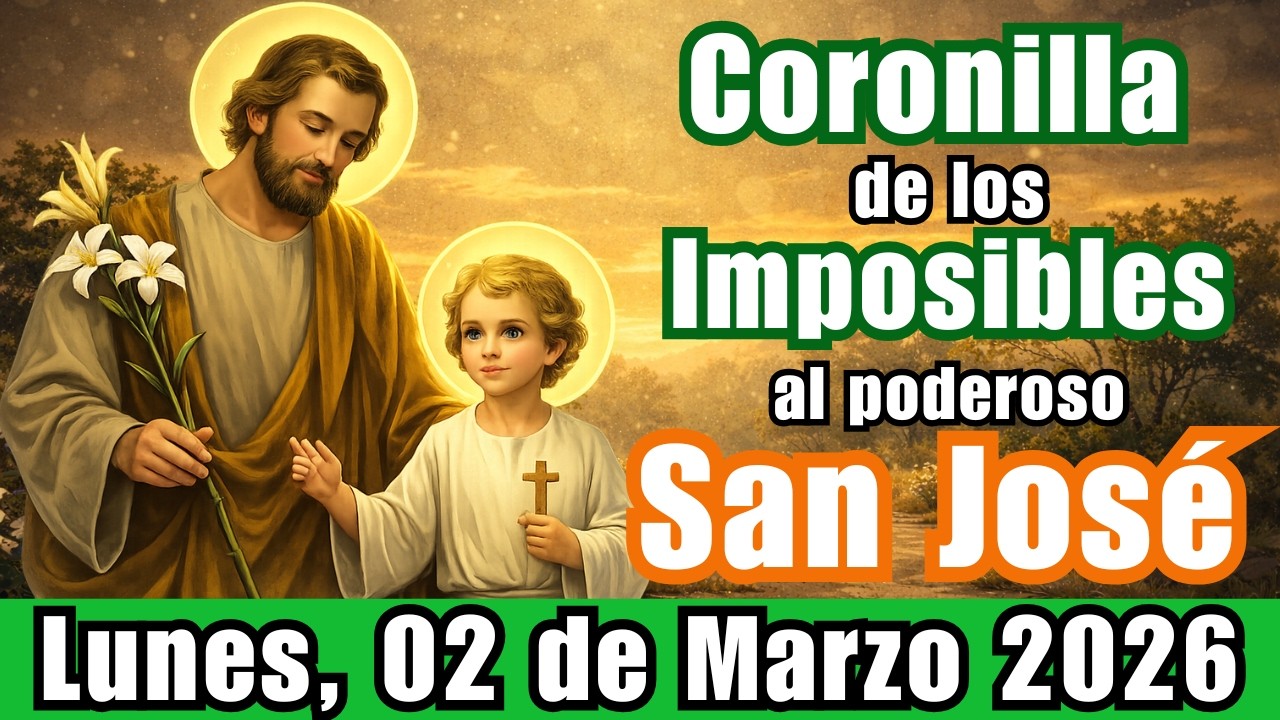 Coronilla de los Imposibles al Poderoso San José – Lunes 02 de Marzo de 2026