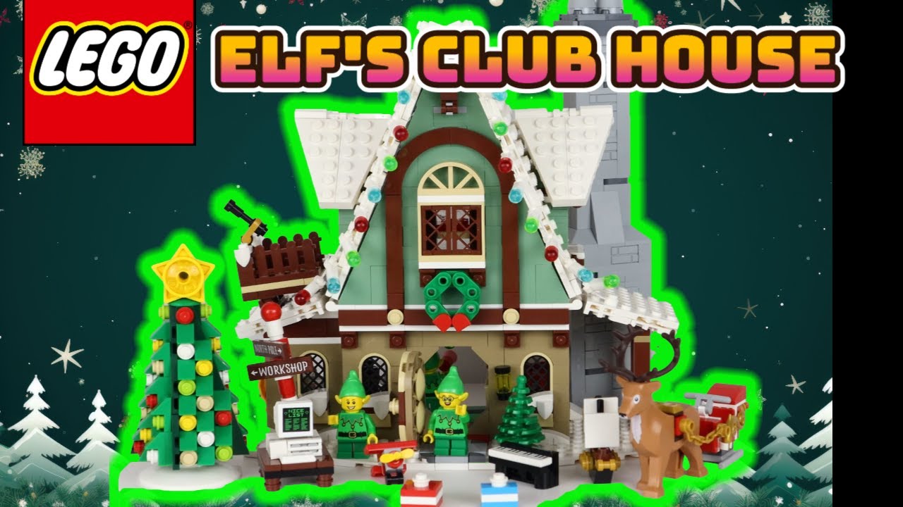 Amazing LEGO Winter Wonderland - Elf's Club house LEGO Icons 10275