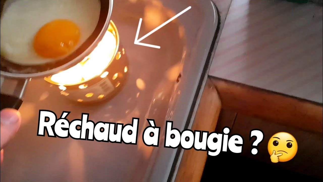 R&eacute;chaud &agrave; bougie ? 🤔 - #vanlife #minimalisme #camping