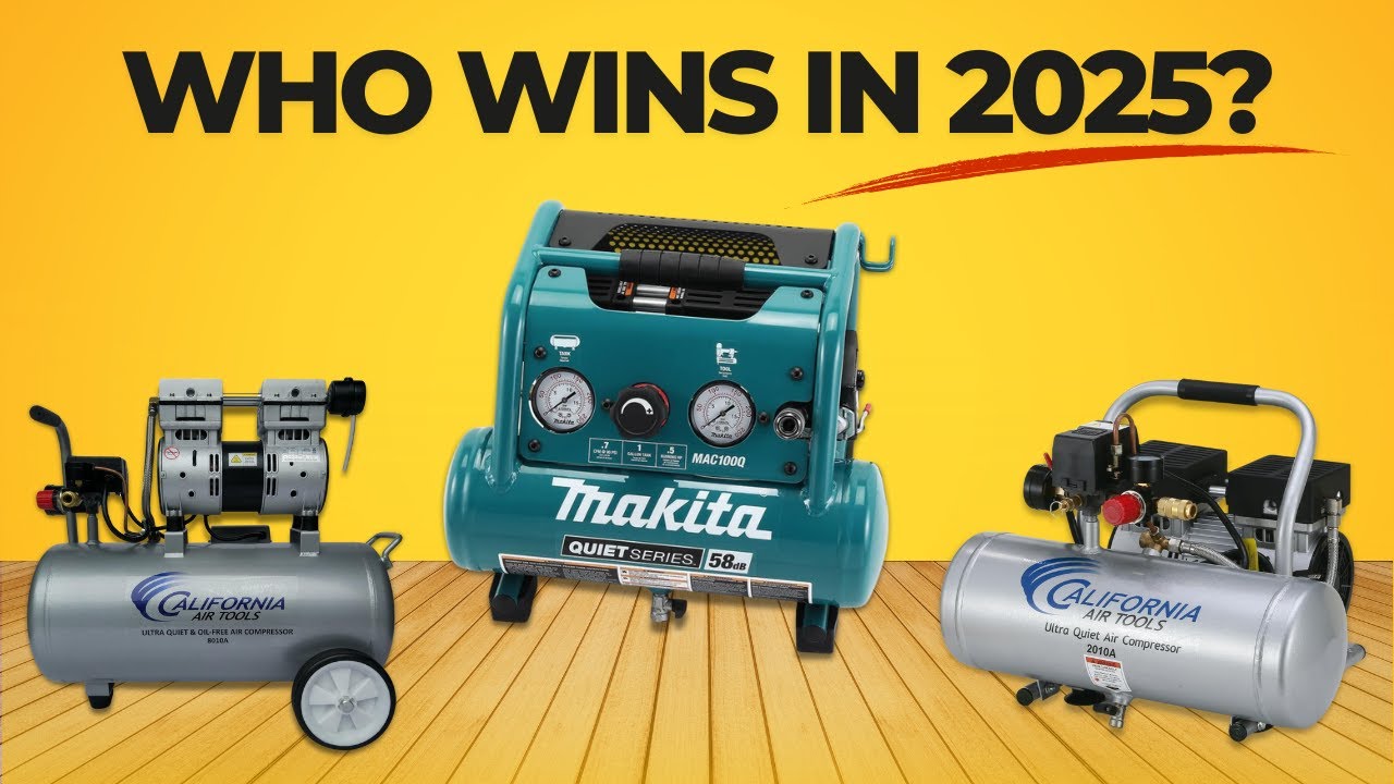 Top 4 Quiet Air Compressors for a PEACEFUL Workspace