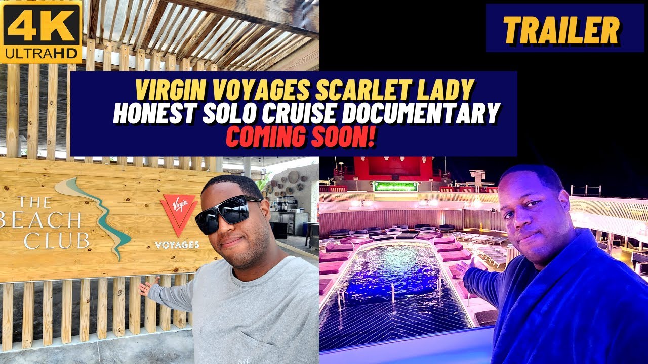 [4K] Virgin Voyages Honest Solo Cruise Review Trailer | Coming Soon!