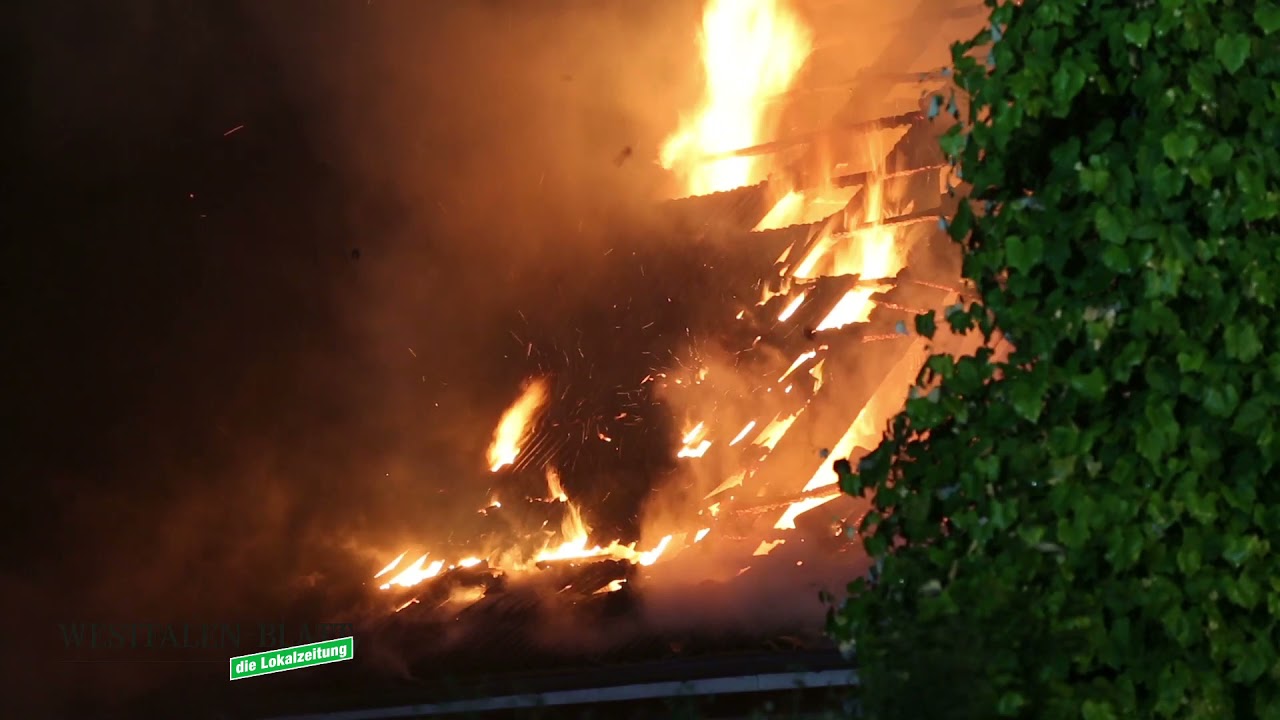 Wohnhausbrand in Bielefeld