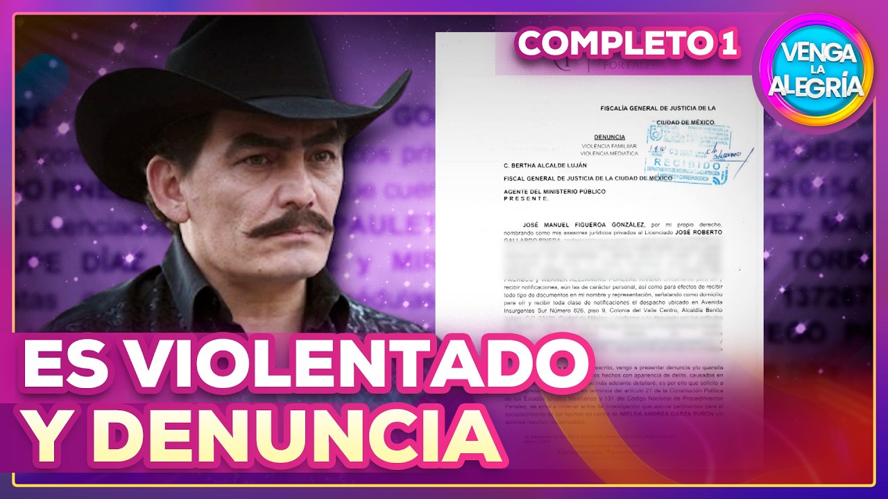 ¡José Manuel Figueroa denuncia a Imelda Tuñón ante la Fiscalía de CDMX! 👀 | Venga La Alegría