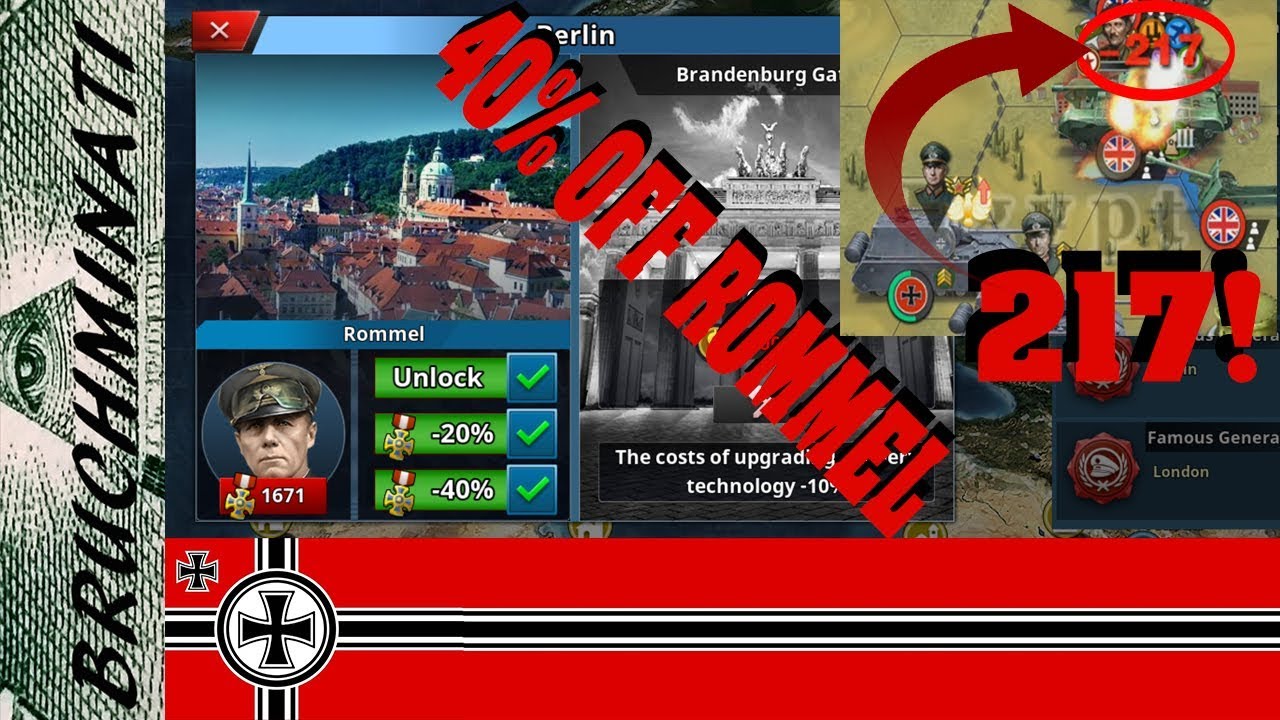 Rommel 40% Off Famous Generals Discount Mission World Conqueror 4