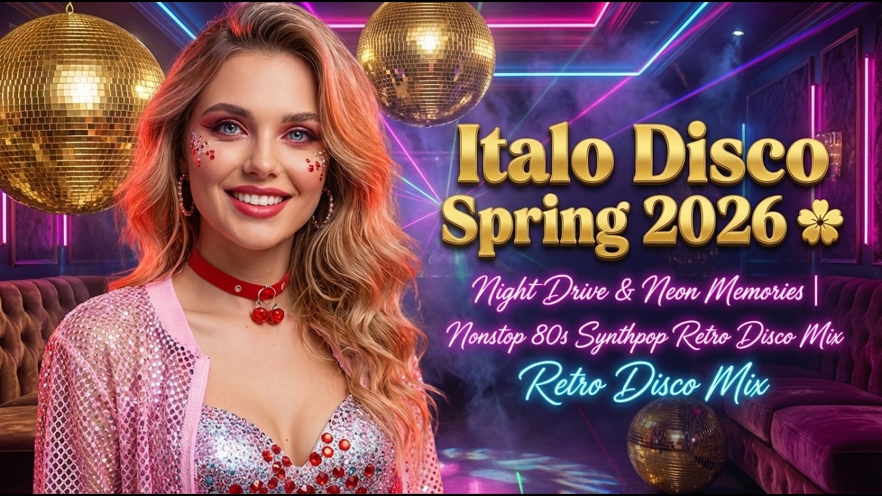 Italo Disco Spring 2026 🌸 Night Drive & Neon Memories | Retro 80s Disco Synthwave & Classic Italo