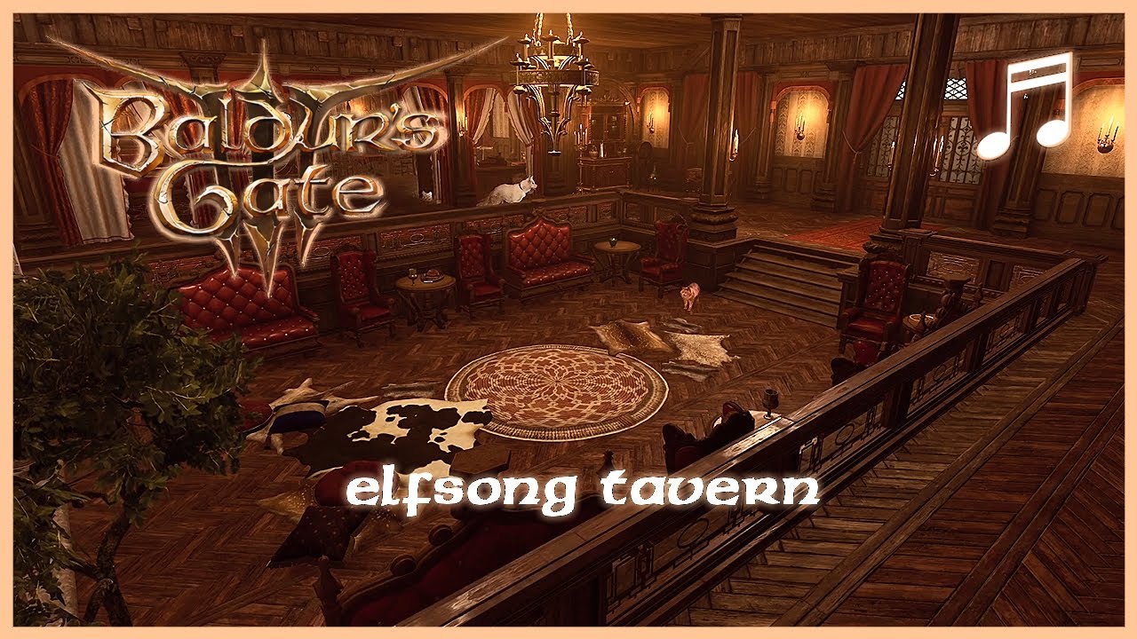 BALDUR'S GATE 3 Elfsong Tavern Camp Music 1 | Unofficial Soundtrack