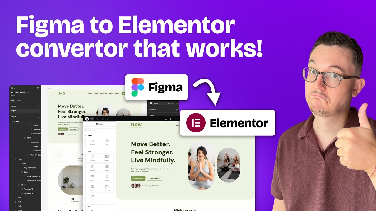 Наконец-то плагин Figma для Elementor, который действительно работает