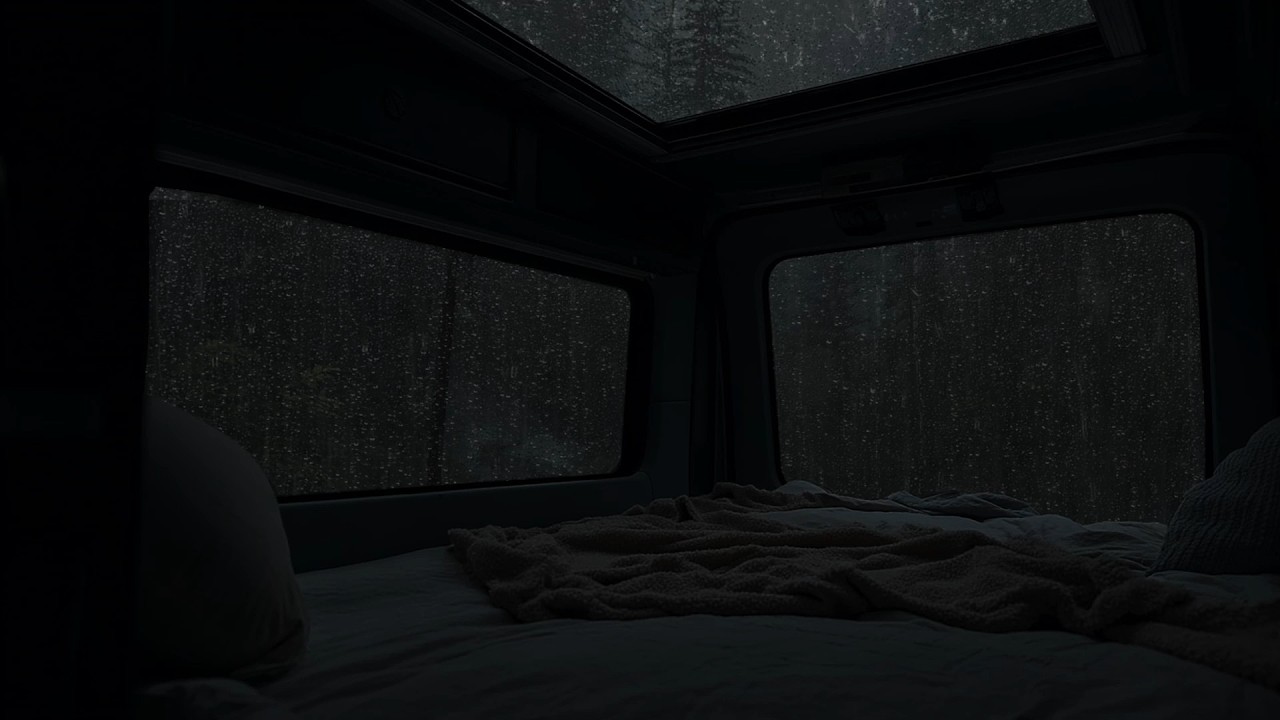 3 Hours ⚡ Relaxing Rain Sounds ASMR for Sleep