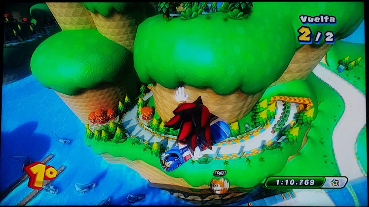 Mario & Sonic Sochi 2014 Groove Pipe Snowboard #2 (Shadow)