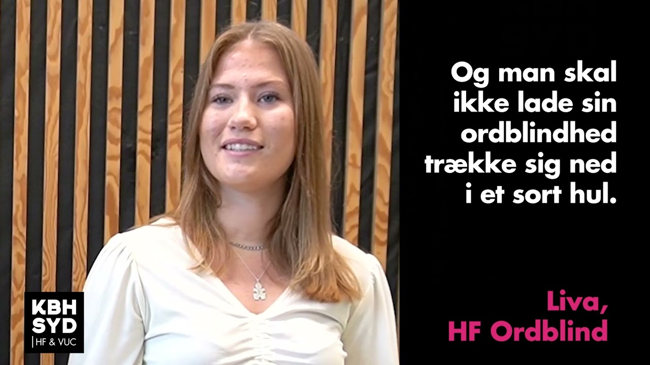 HF Ordblind: Begr&aelig;nser min ordblindhed mig?