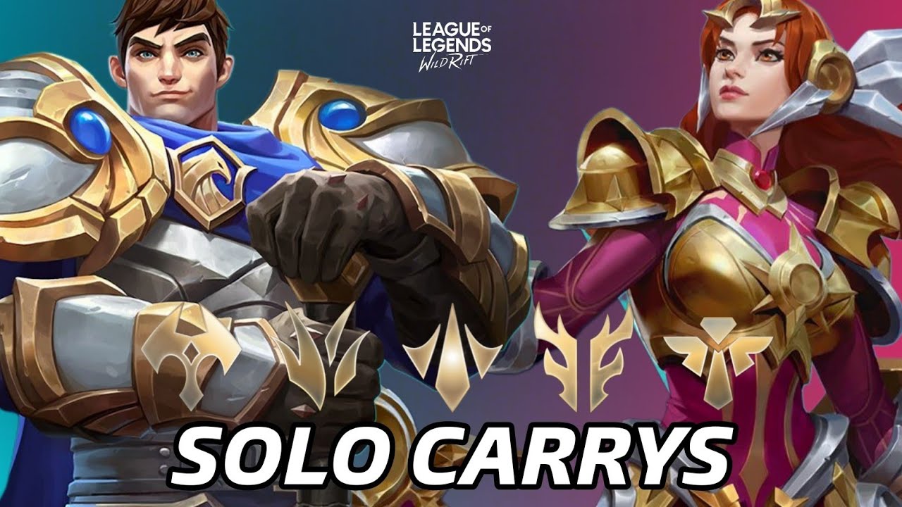 LOS MEJORES CAMPEONES SOLO CARRYS DEL PARCHE 7.1 DE WILD RIFT Y SUS BUILDS 🔥 