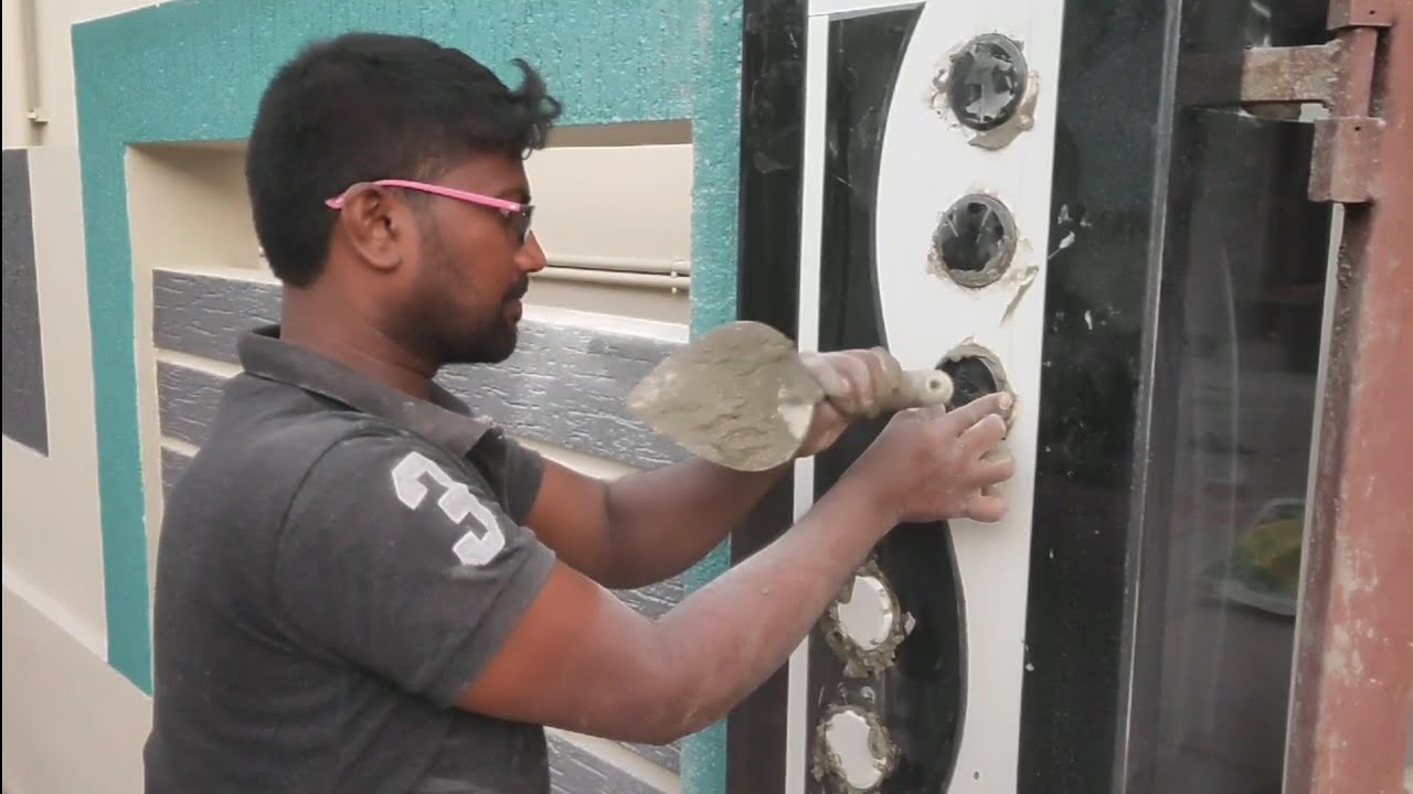 Granite pillar design cutting and fitting part 1