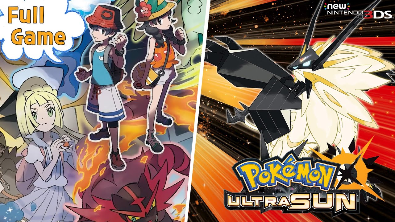 ☪︎ Pokemon Ultra Sun - 【Full Game, Long Play】 - 1080P, Full HD, No Commentary
