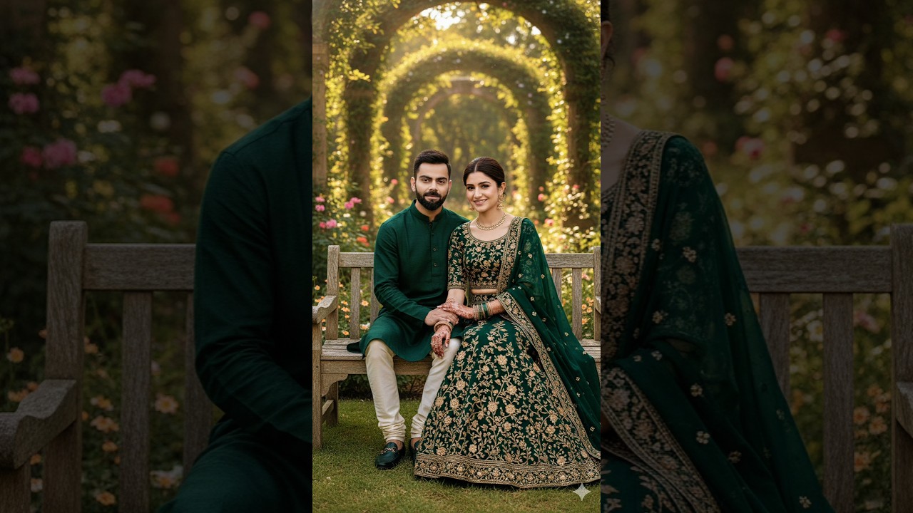 Ultra Realistic Mehndi Wedding Couple 😍 | AI Prompt Pic