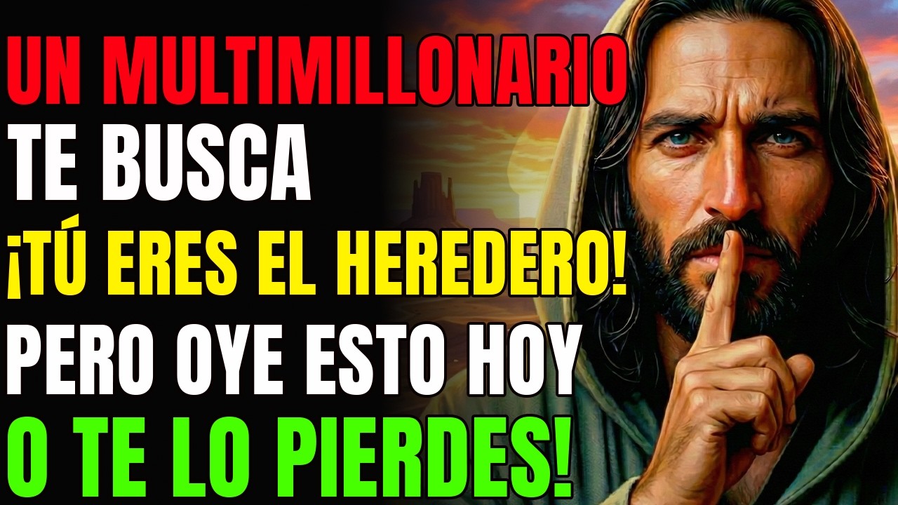DIOS DICE: ¡TIENEN BILLONES… Y TÚ ERES EL HEREDERO! PERO ANTES, OYE ESTO YA..| MENSAJE DE DIOS HOY