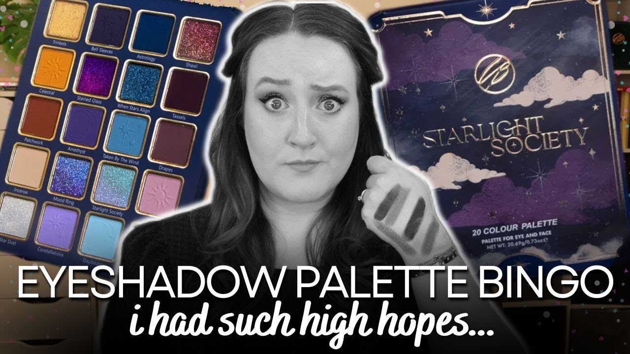 STARLIGHT SOCIETY *COSMIC BEAUTY* BINGO &ndash; PALETA CIENI DO POWIEK! *NOWOŚĆ* Wyzwanie Ruletki Cieni...