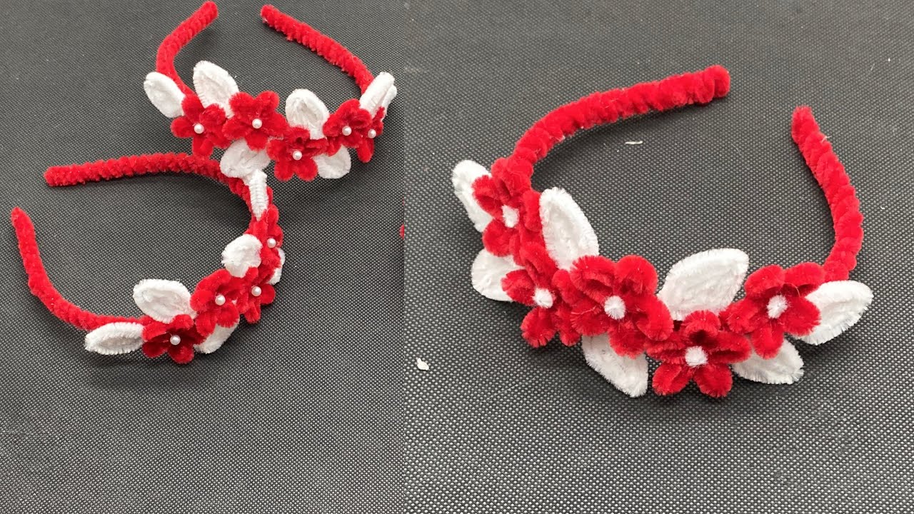 DIY | Tutorial Mudah Membuat Bando Kawat Bulu Merah Putih Untuk Hari Kemerdekaan