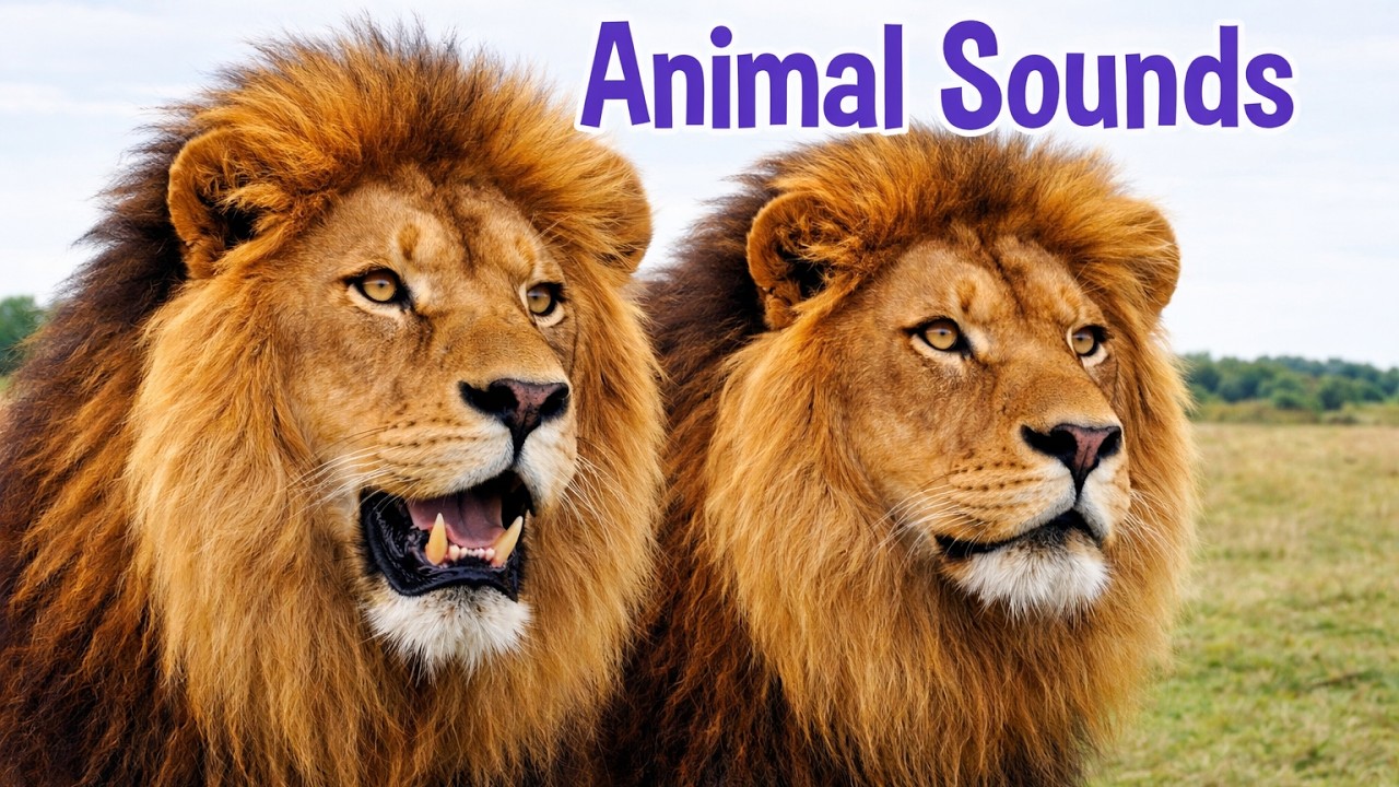 Animal Sounds for Children (25 Amazing Animals)