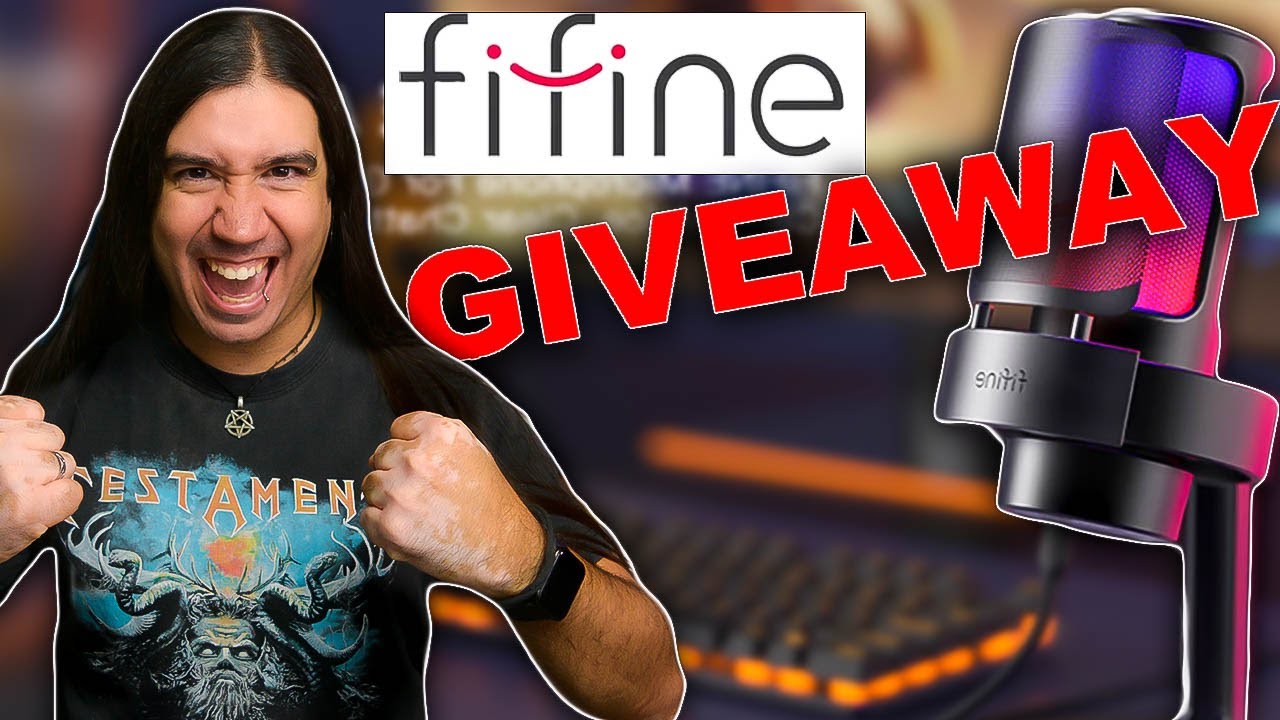 🎁 GIVEAWAY!!! Enter Free | FIFINE USB RGB MIC [NOT APRIL'S FOOLS!!!]